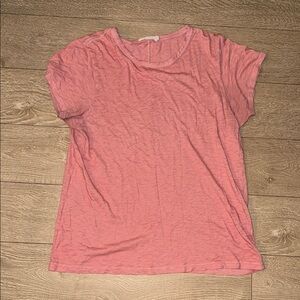 Rag & Bone Pink Short Sleeve Relaxed T-Shirt